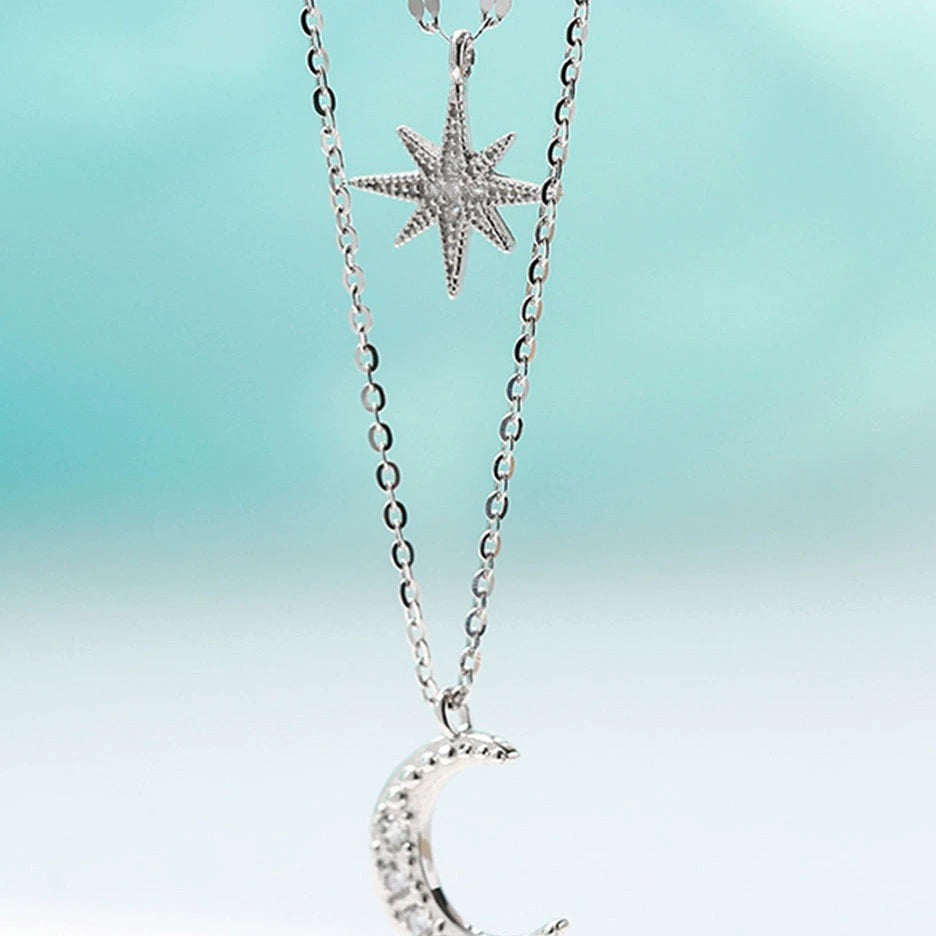 Moon Star fashion beautiful necklace jewelry high quality