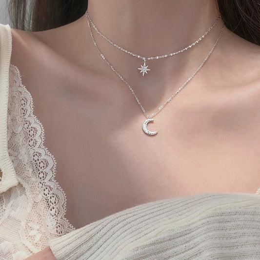 Moon Star fashion beautiful necklace jewelry high quality