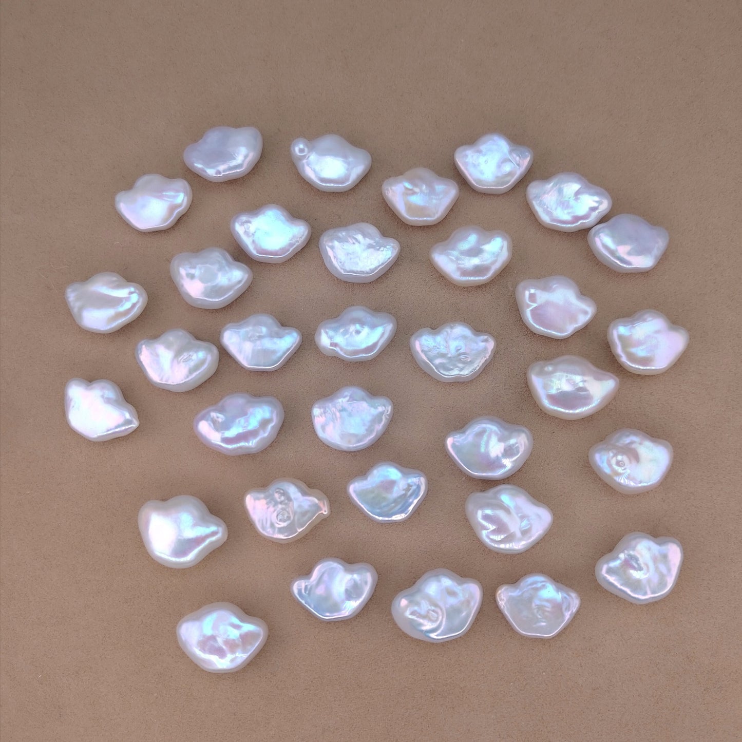 12x16mm ingot shaped natural Baroque shaped pearl wholesale