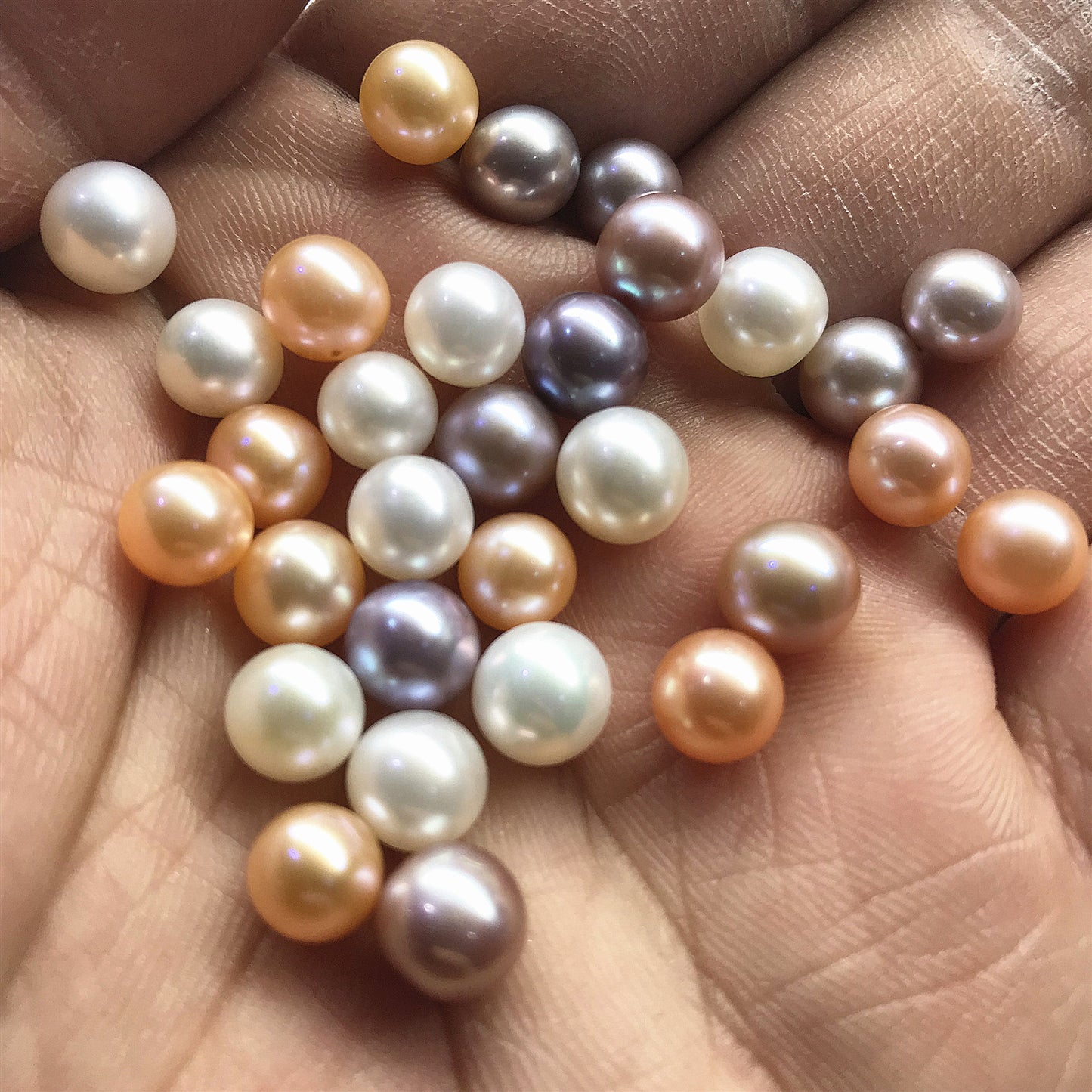 Natural freshwater pearl 5A wholesale 2-12mm loose bead natural color