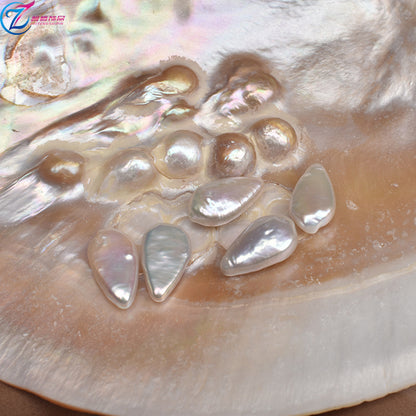 Natural Baroque freshwater pearls melon seeds water droplet shaped scattered beads DIY