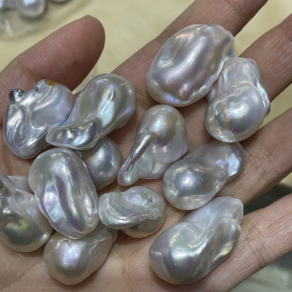 12-16mm Baroque Freshwater Pearl Colorful Strong Light Scattered Beads wholesale - AAA Quality