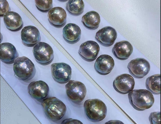 15-20mm Colorful Natural Baroque Pearl Almost Flawless DIY