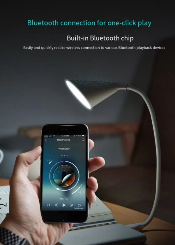 New Patents Intelligent Technology Bluetooth Speaker Black Technology Bluetooth Audio New Night Light Speaker OEM order wholesale