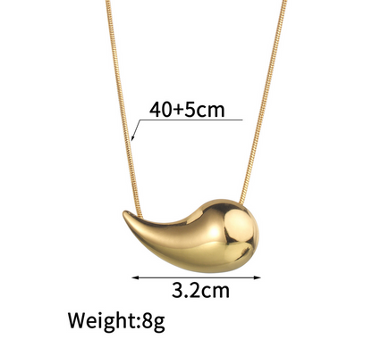 Fashion Jewelry stainless steel great quality golden necklace love surprise gift 5pcs free shipping