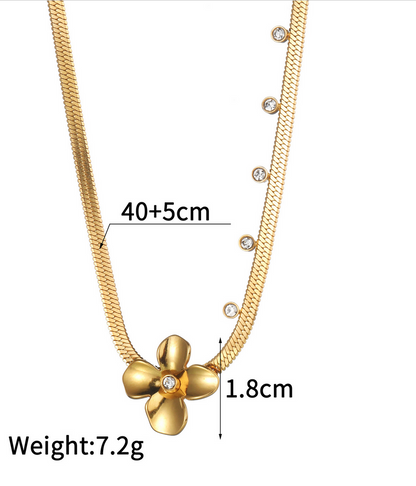 Fashion Jewelry stainless steel great quality golden necklace love surprise gift 5pcs free shipping