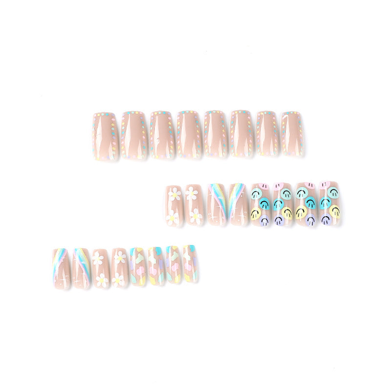 Press on nails false nails Customized Logo wholesale manufacturer in China 24pcs/set