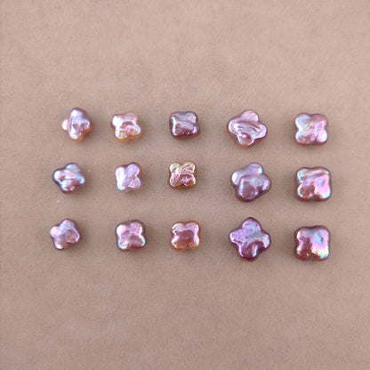 Natural Clover Lucky Grass Colorful Baroque Pearl Freshwater Pearl Great quality