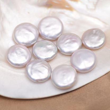 Natural freshwater pearls with loose beads and buttons without holes