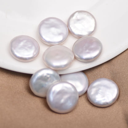Natural freshwater pearls with loose beads and buttons without holes