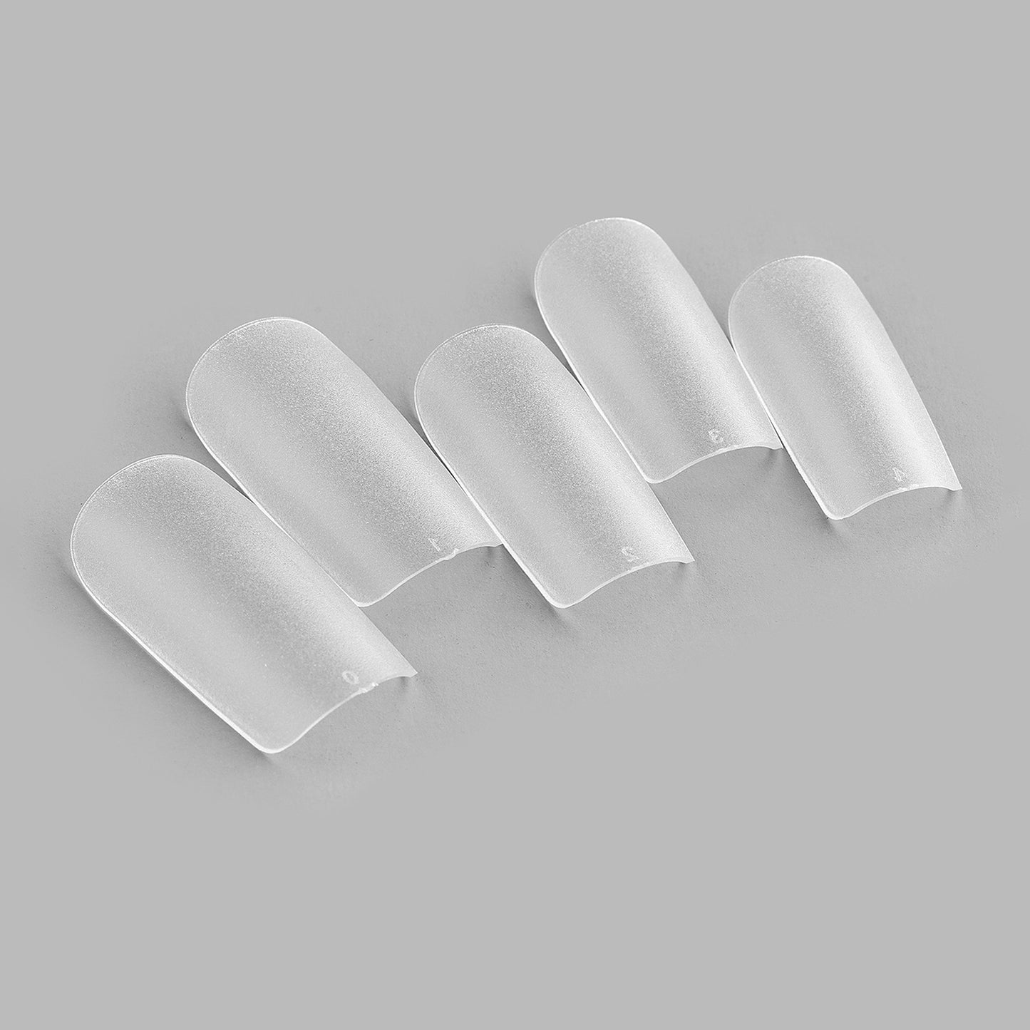 DIY Press on Nails loose false nails 30pcs/strip accessories matte finish sanding transparent