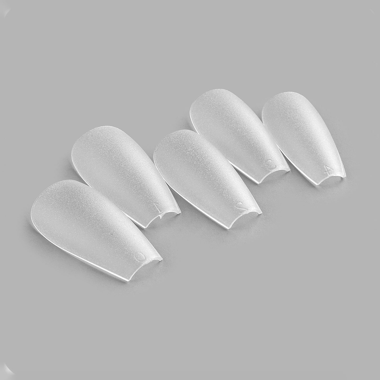 DIY Press on Nails loose false nails 30pcs/strip accessories matte finish sanding transparent