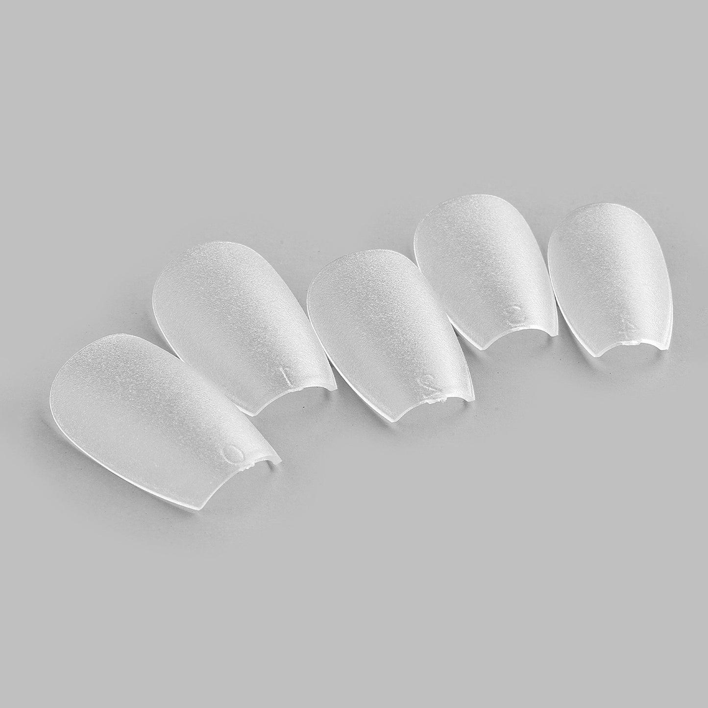 DIY Press on Nails loose false nails 30pcs/strip accessories matte finish sanding transparent