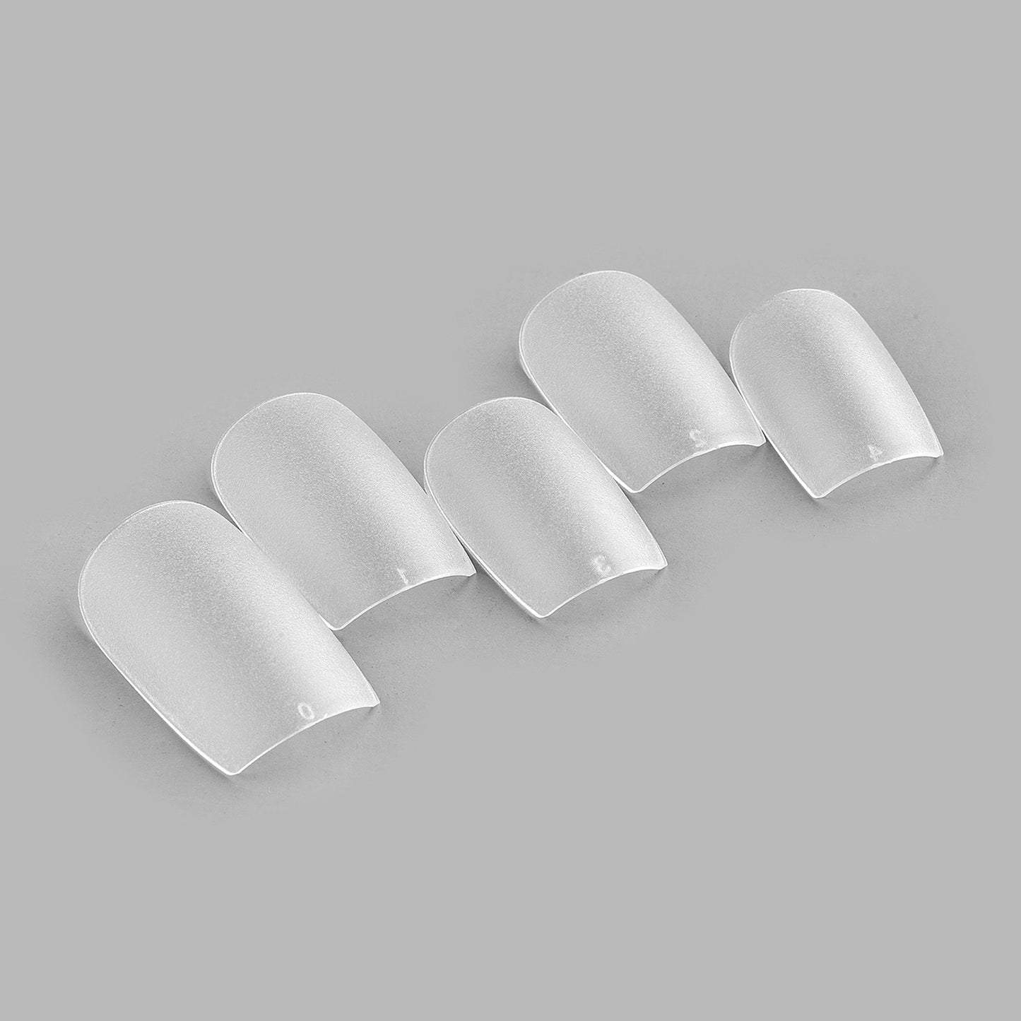 DIY Press on Nails loose false nails 30pcs/strip accessories matte finish sanding transparent