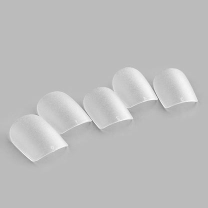 DIY Press on Nails loose false nails 30pcs/strip accessories matte finish sanding transparent