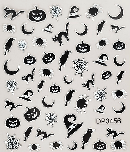 Glow lighting DIY Press on Nails stickers easy to make your nails just one step many designs to choose amazing Halloween surprise birthday gifts