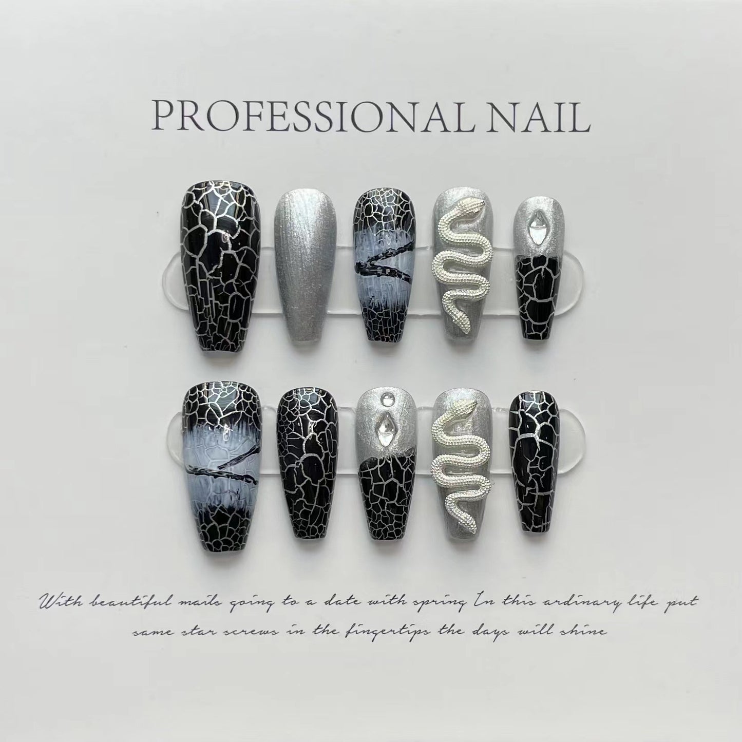 Press on nail false nails for girls women gifts customized Logo OEM Cheap Factory Price 10PCS