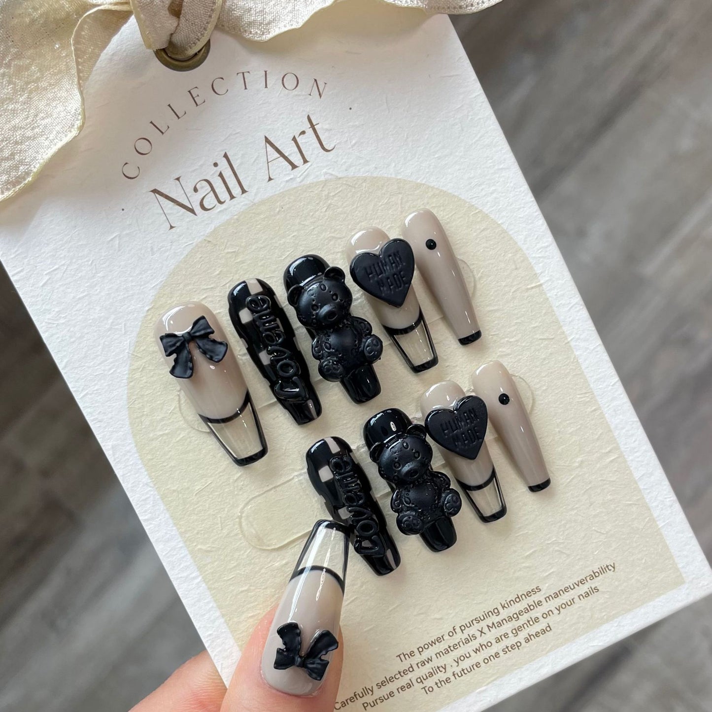 Nail Art Sticker false nails for girls women gifts customized Logo OEM  Cheap Factory Price