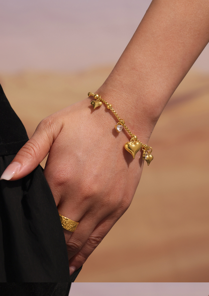 Joyería de moda de acero inoxidable de gran calidad, collar dorado, regalo sorpresa de amor, 5 piezas, envío gratis