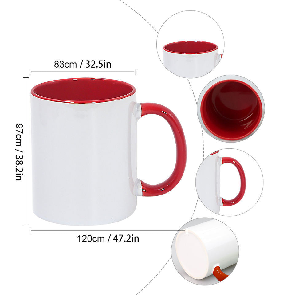Ceramic sublimation mug heat transfer printing wholesale OEM Logo customized