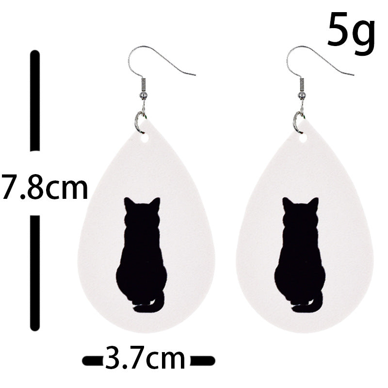 Halloween love gifts new cross elf pumpkin scary bat Halloween earrings jewelry for women factory wholesale retail discount promotion OEM